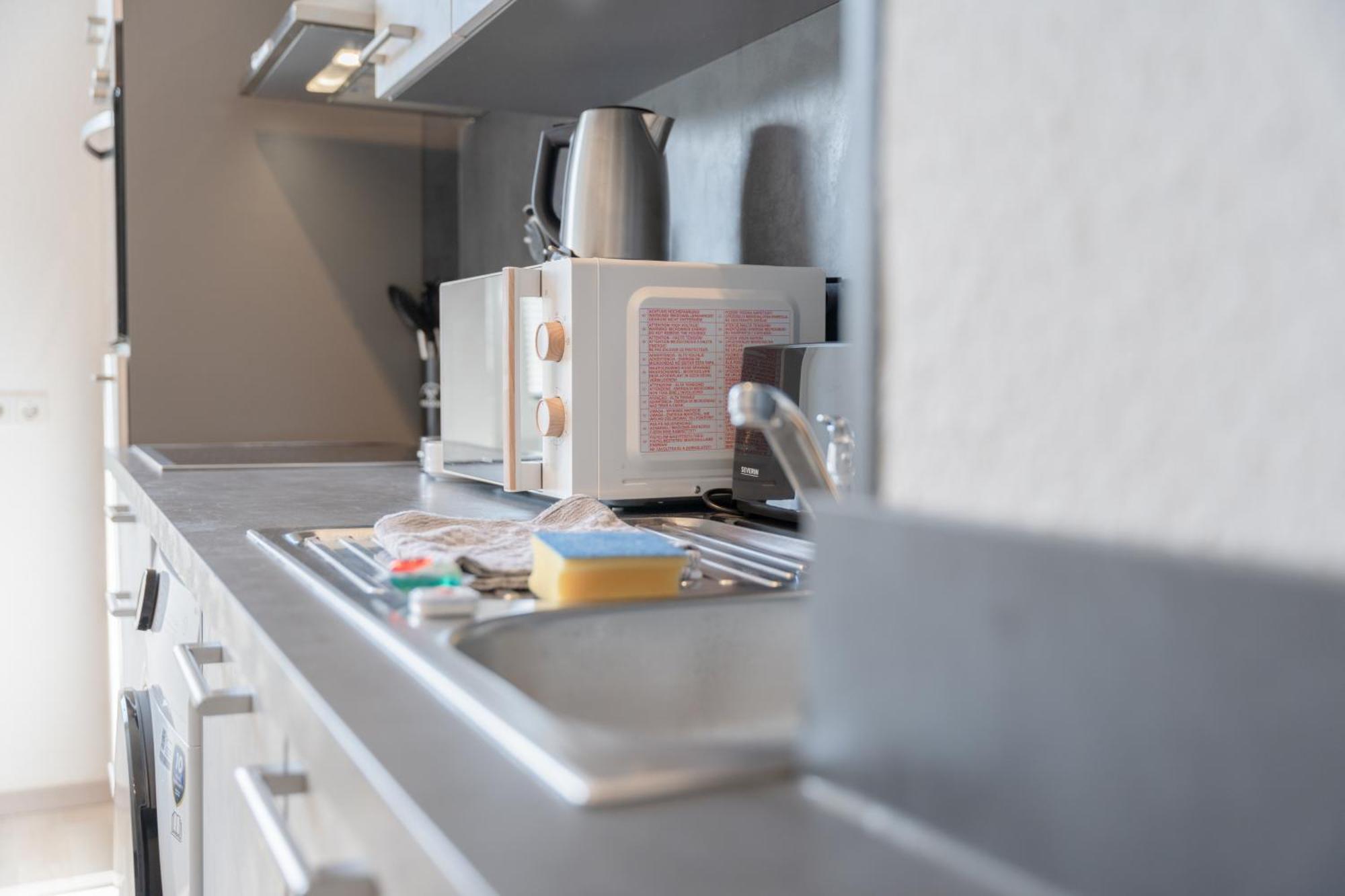 Modernes Apartment In Top Lage Komfortabel Eingerichtet Mit Arbeitsplatz Und Kueche - Geibelsuite Hanóver Exterior foto