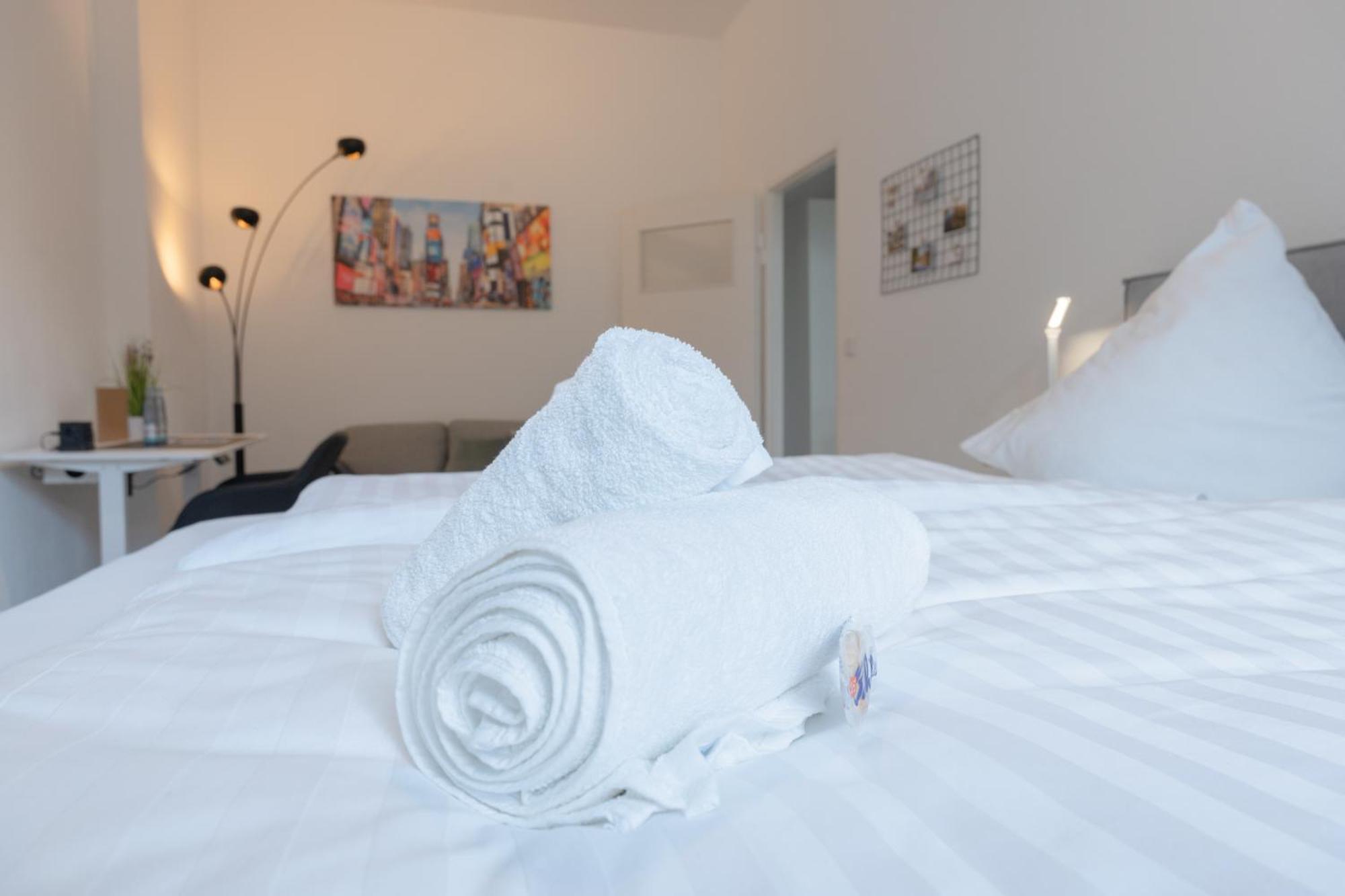 Modernes Apartment In Top Lage Komfortabel Eingerichtet Mit Arbeitsplatz Und Kueche - Geibelsuite Hanóver Exterior foto