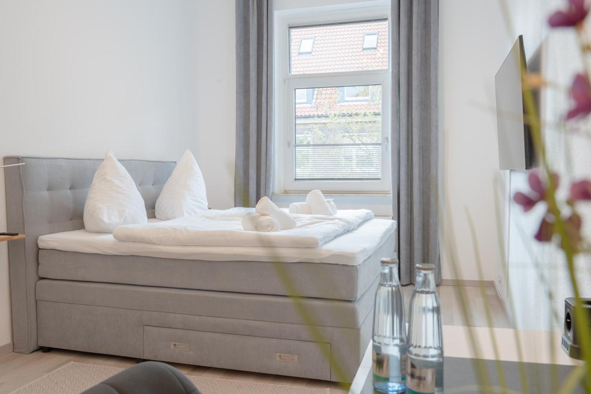Modernes Apartment In Top Lage Komfortabel Eingerichtet Mit Arbeitsplatz Und Kueche - Geibelsuite Hanóver Exterior foto